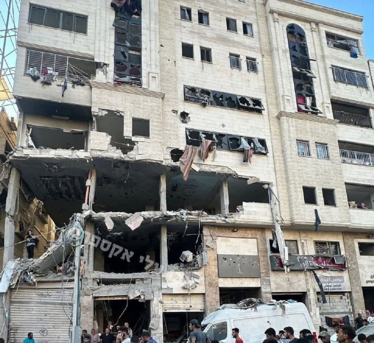 فوری/ حمله هدفمند اسرائیل به یک ساختمان در غزه