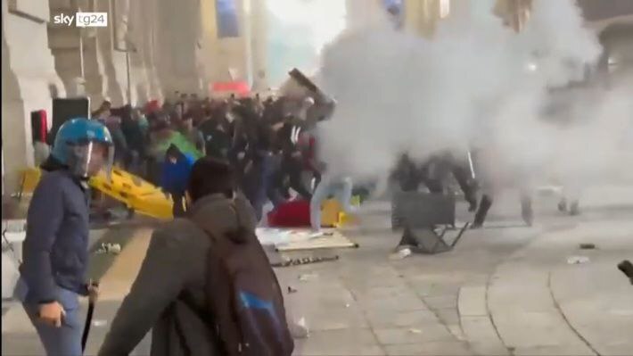 تظاهرات گسترده ایتالیایی‌ها در حمایت از فلسطین