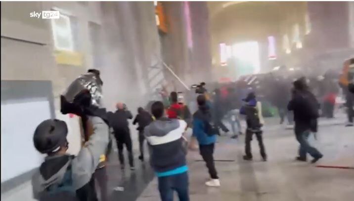 تظاهرات گسترده ایتالیایی‌ها در حمایت از فلسطین