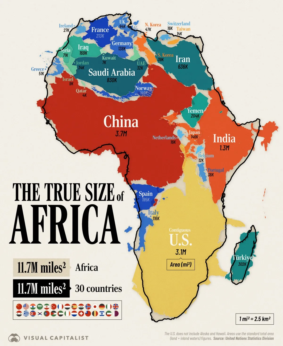 چند کشور در آفریقا جا میگیرند؟ + اینفوگرافی چند کشور در آفریقا جا میگیرند؟ + اینفوگرافی