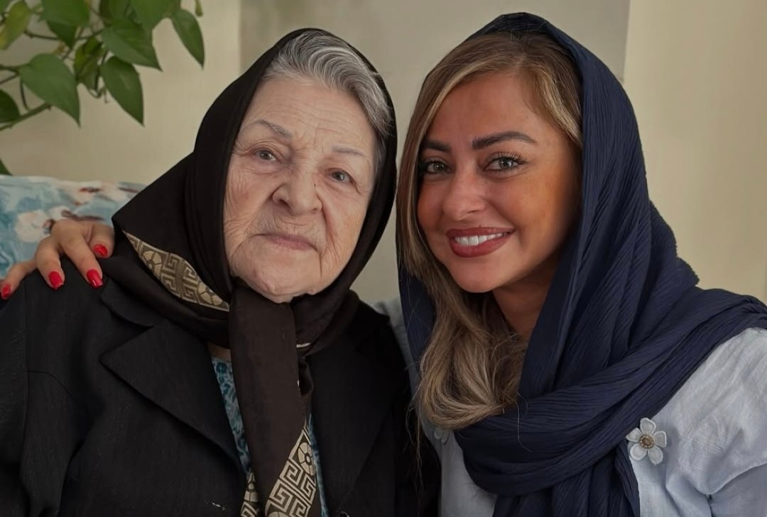 نفیسه روشن با بازیگر پدر سالار