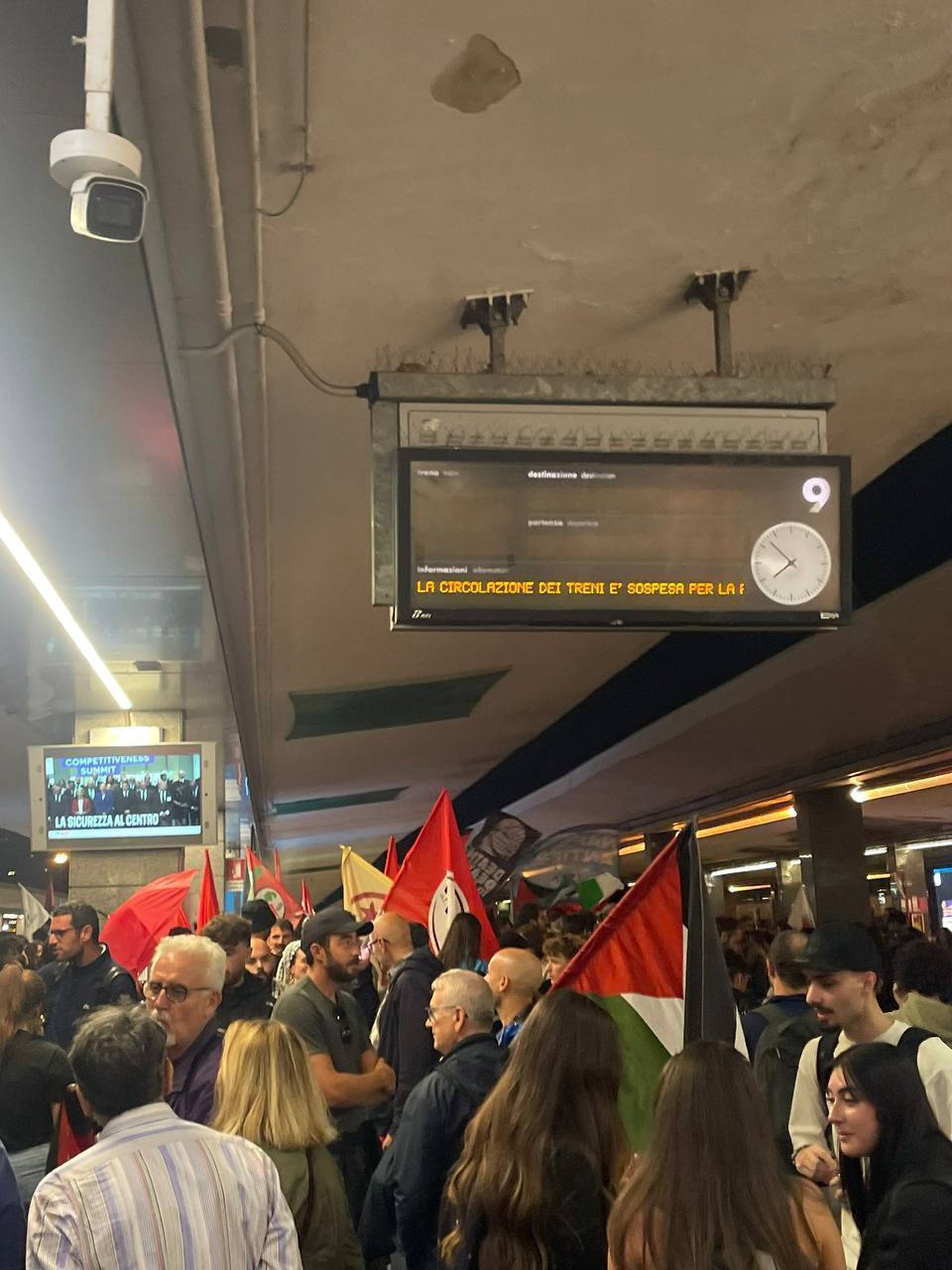 تظاهرات ایتالیا علیه توقیف کشتی‌های ناوگان صمود