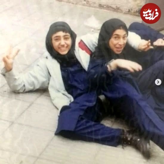 گلشیفته فراهانی در دوران دبیرستان