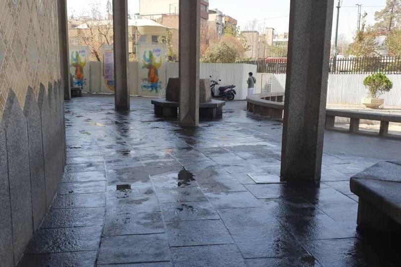 عکس/ نظافت و شست‌شوی تئاتر شهر تهران