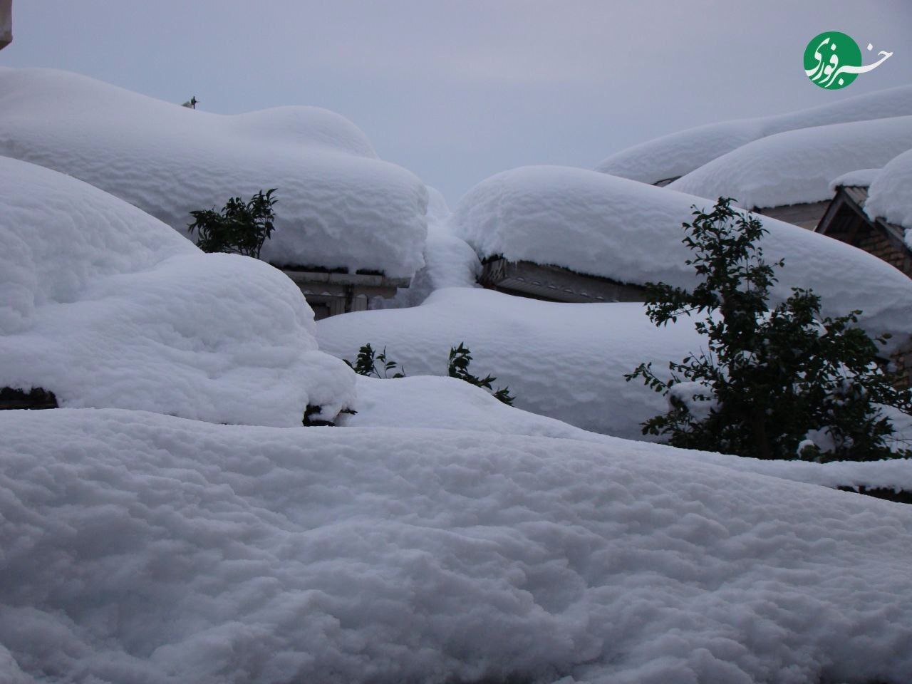 تصاویری تماشایی از برف و زمستان شهسوار مازندران ۱۲ سال پیش