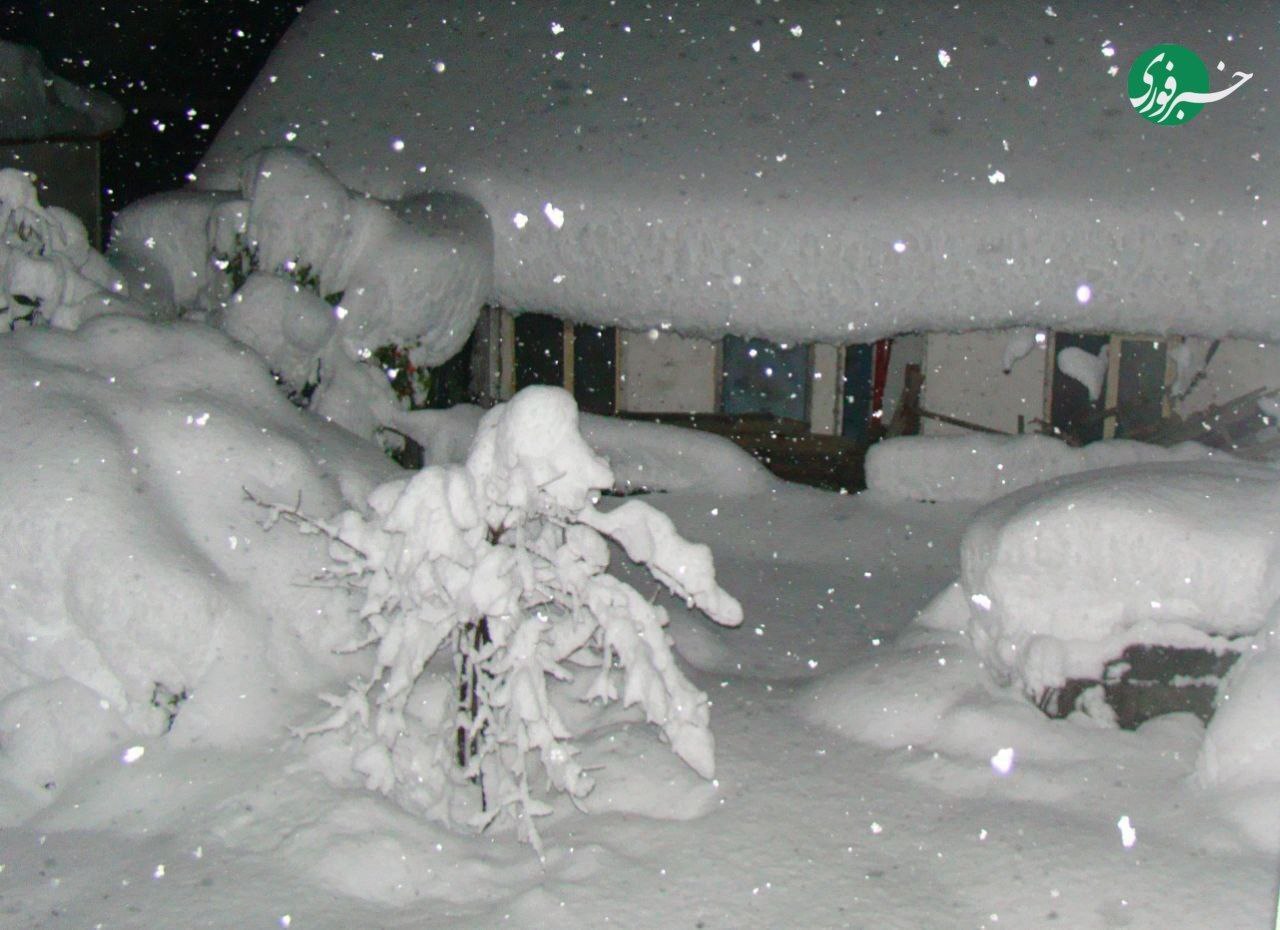 تصاویری تماشایی از برف و زمستان شهسوار مازندران ۱۲ سال پیش