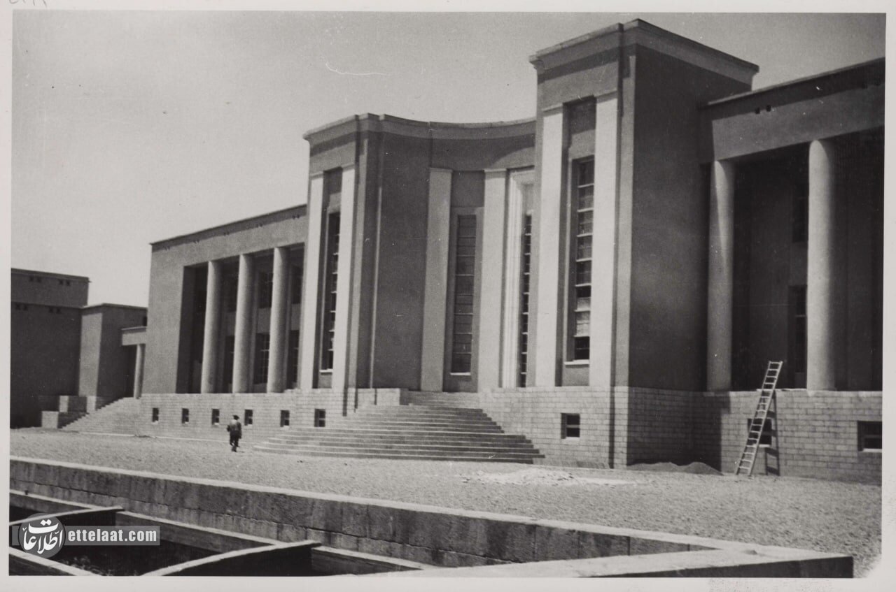 مراحل ساخت دانشگاه تهران
