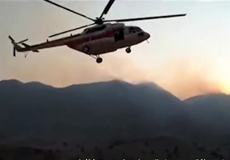 سقوط بالگرد هلال احمر