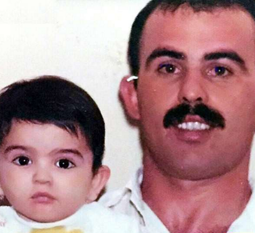 شیوای سریال بچه مهندس در آغوش پدرش