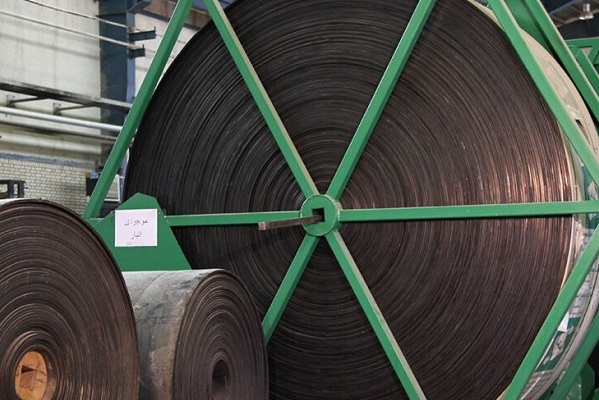 صنایع لاستیکی سهند برای اولین بار در ایران تسمهنقاله فوقسنگین تولید کرد صنایع لاستیکی سهند برای اولین بار در ایران تسمهنقاله فوقسنگین تولید کرد