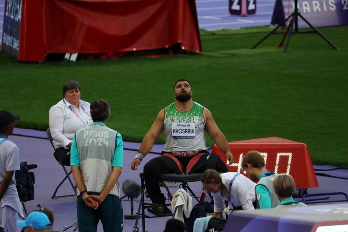 یاسین خسروی قهرمانه رقابت های پارادوومیدانی قهرمانی جهان یاسین خسروی قهرمان جهان شد
