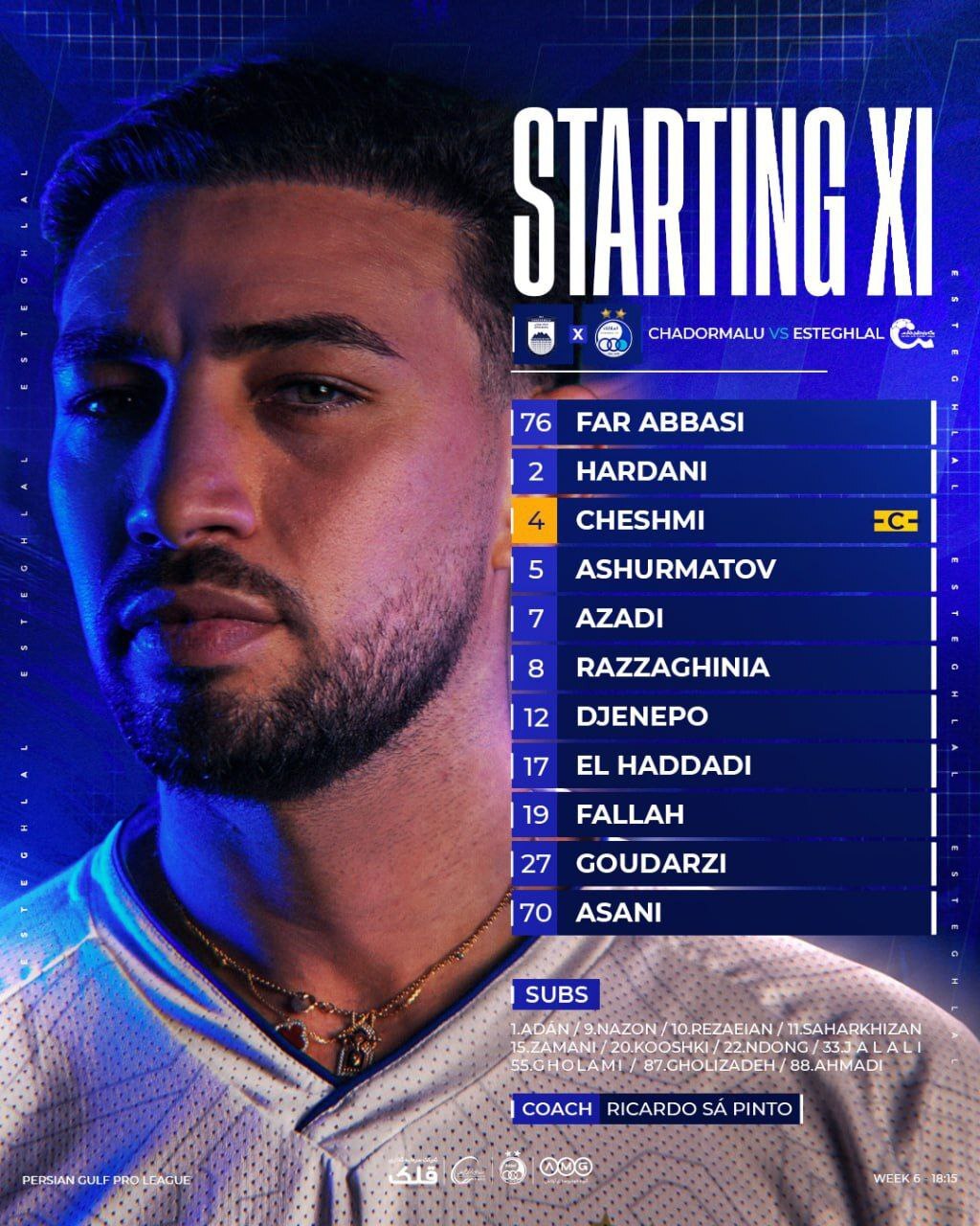 ترکیب استقلال برابر چادرملو