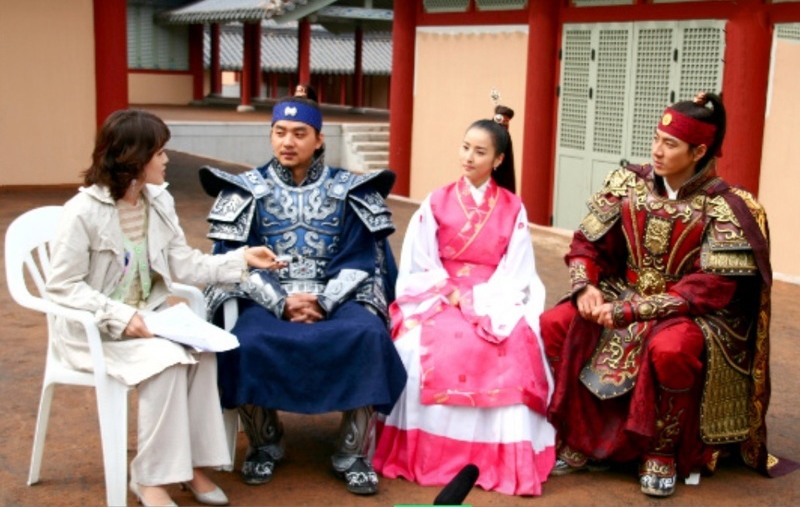 جومونگ و تسو در پشت‌صحنه سریال جومونگ