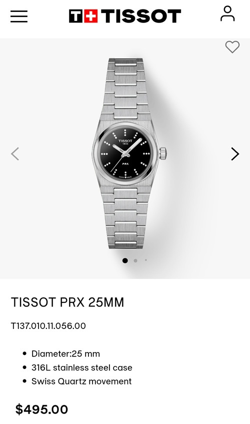 ساعت ۵۰۰ دلاری لیلا اوتادی