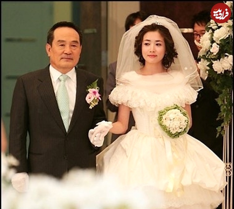 بانو یئون در لباس عروس