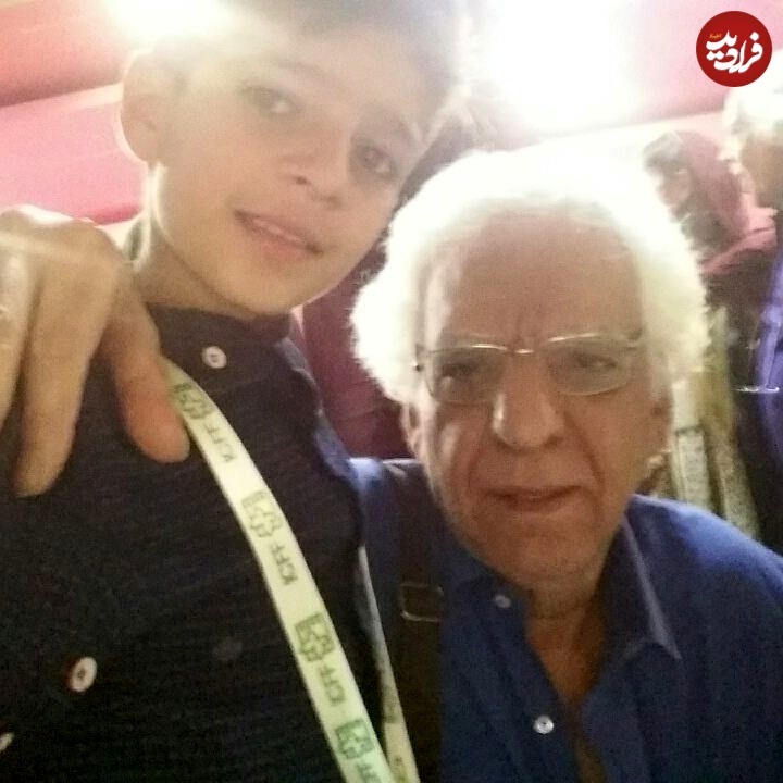 امیر سریال بچه مهندس در کنار کیومرث پوراحمد