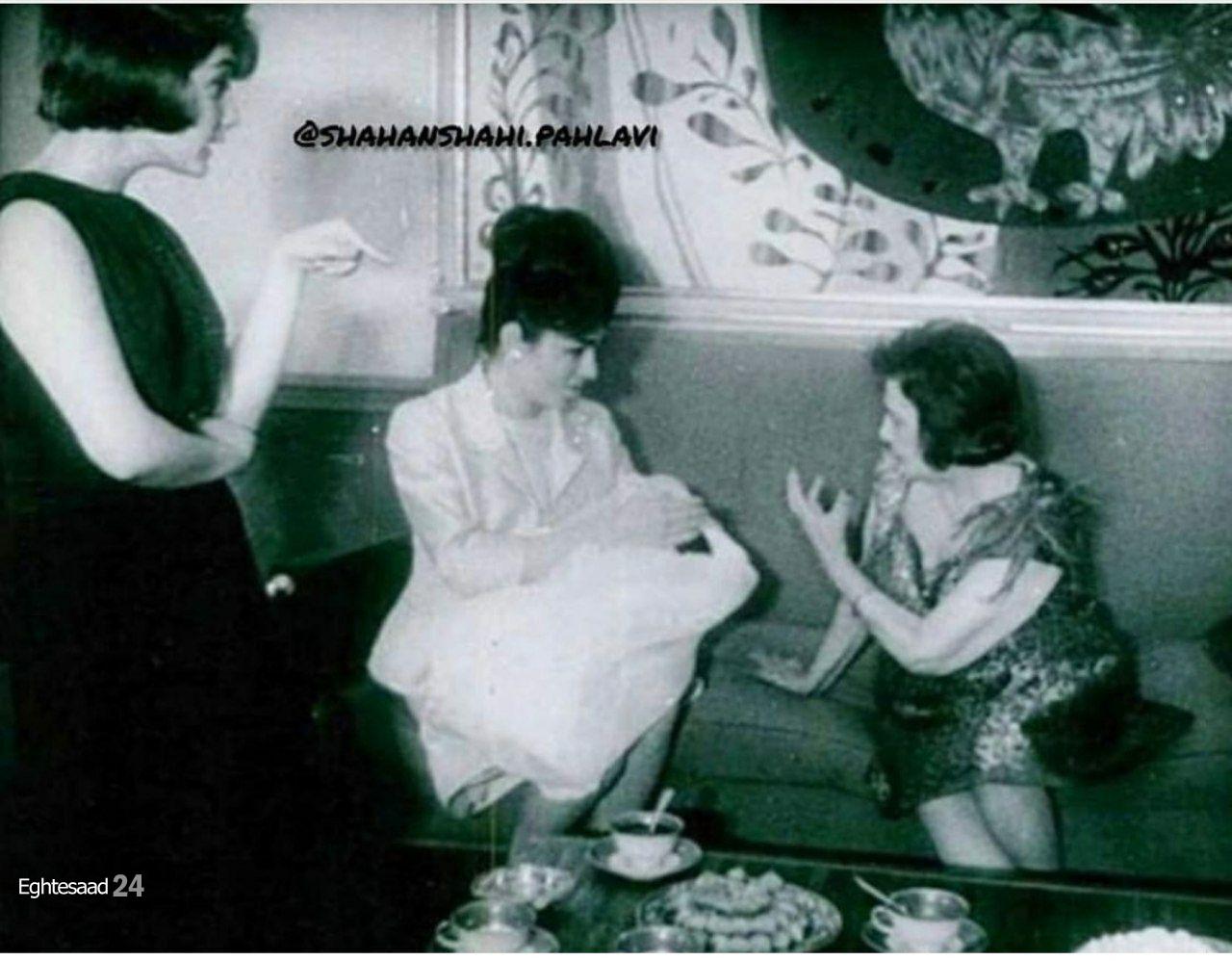 همسر رضاشاه و فرح دیبا