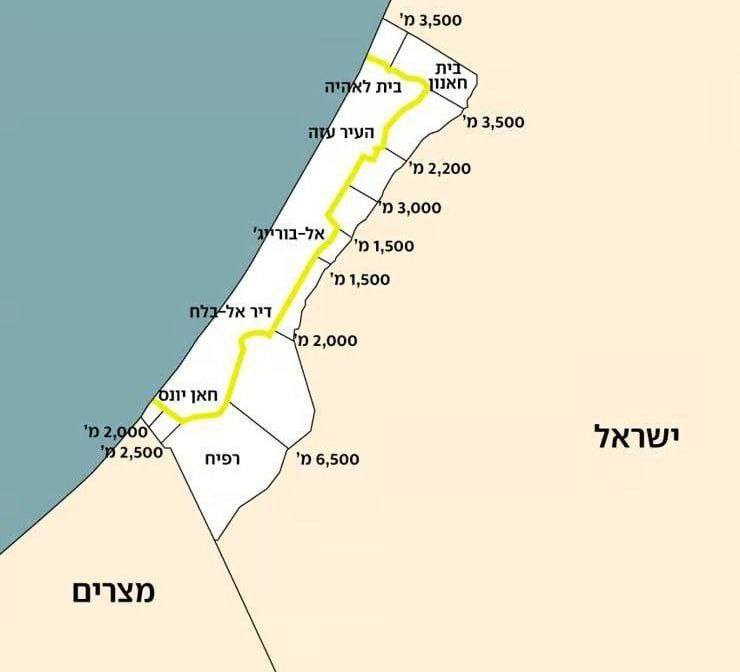 عقب‌نشینی کامل ارتش اسرائیل به پشت خط زرد