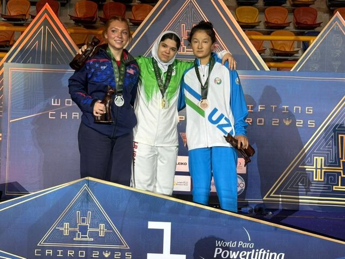 کسب نخستین طلای تاریخ پاراوزنه‌برداری زنان ایران در قهرمانی جهان