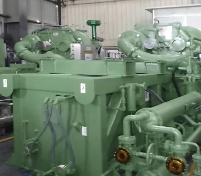 سه پکیج کمپرسور کک زدای الماس ماهشهر آماده حمل به سایت پروژه شدند