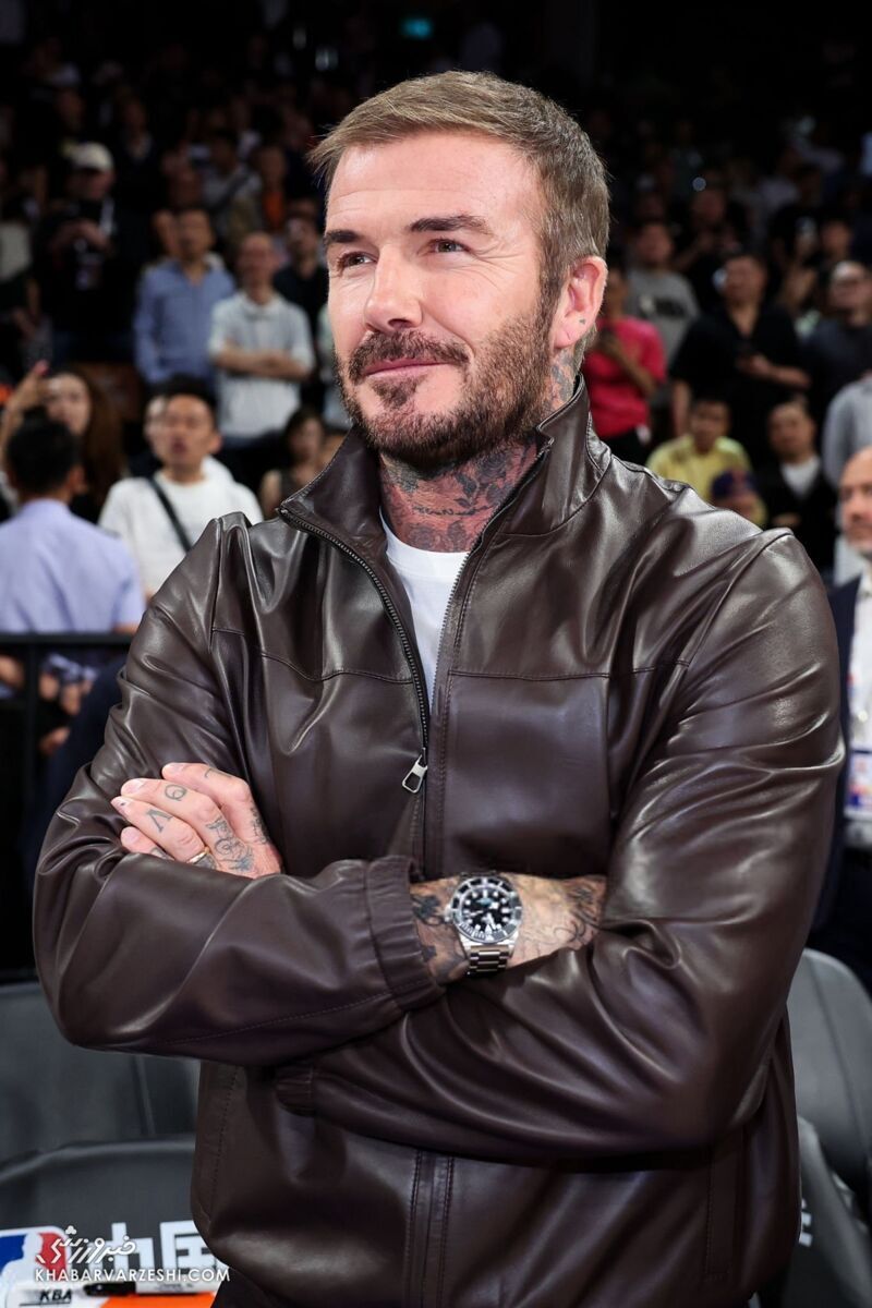 دیوید بکهام و جکی‌چان در کنار اسطوره‌های بسکتبال