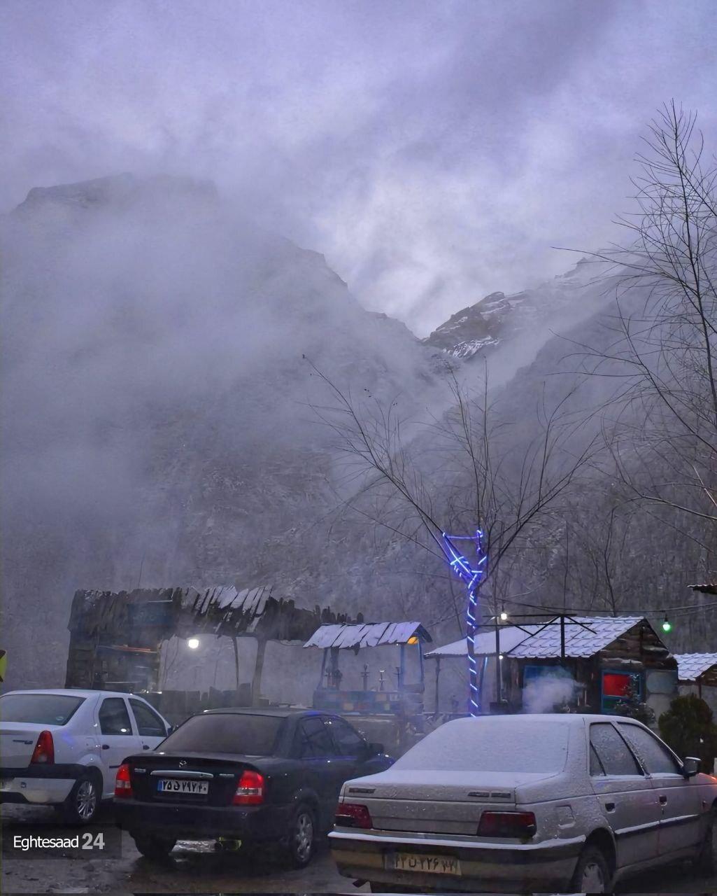 جاده مه‌آلود شمال