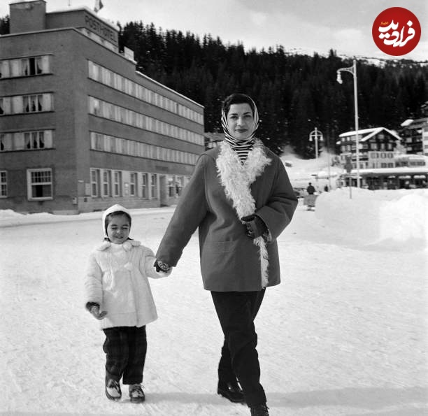 اشرف پهلوی و دخترش