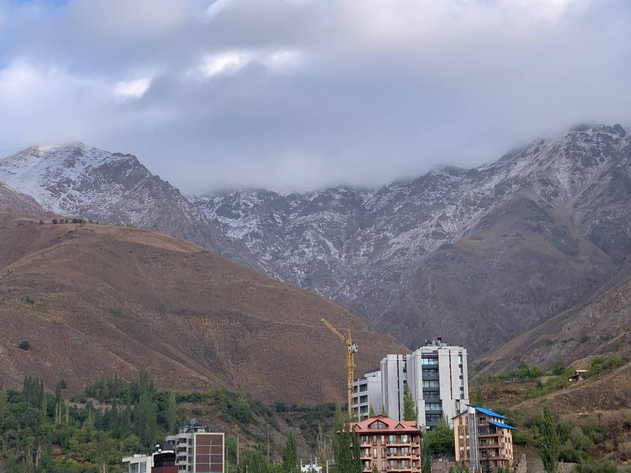 دربندسر تهران بعد از یک شب بارانی