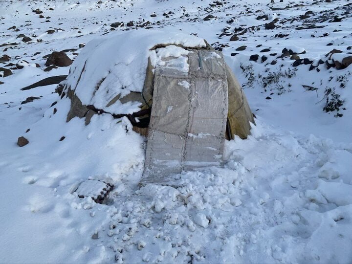 بارش برف در مازندران