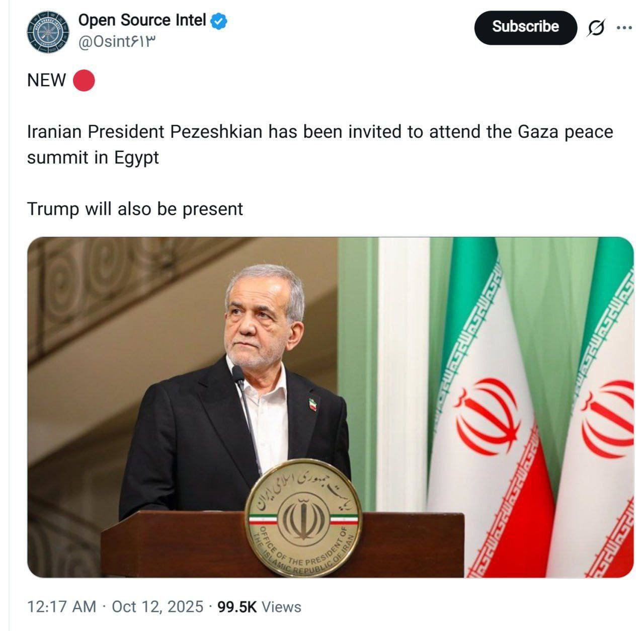 نشست صلح غزه در مصر