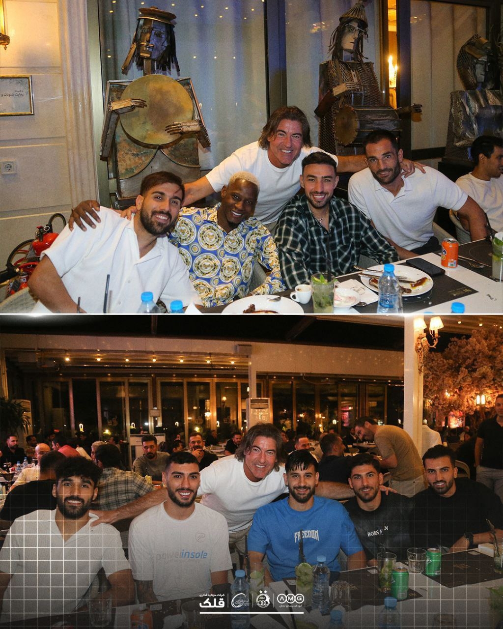 تولد ساپینتو در کنار اعضای باشگاه استقلال