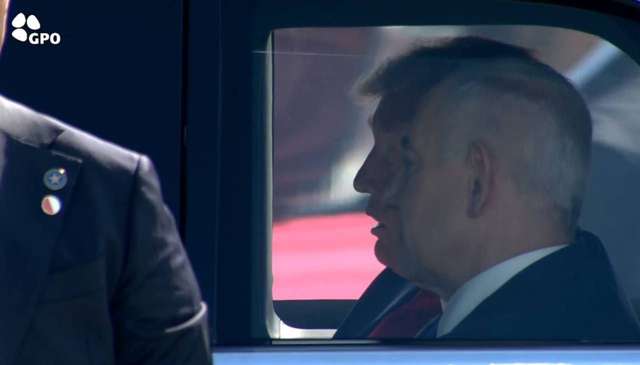 ترامپ در فرودگاه بن‌گوریون