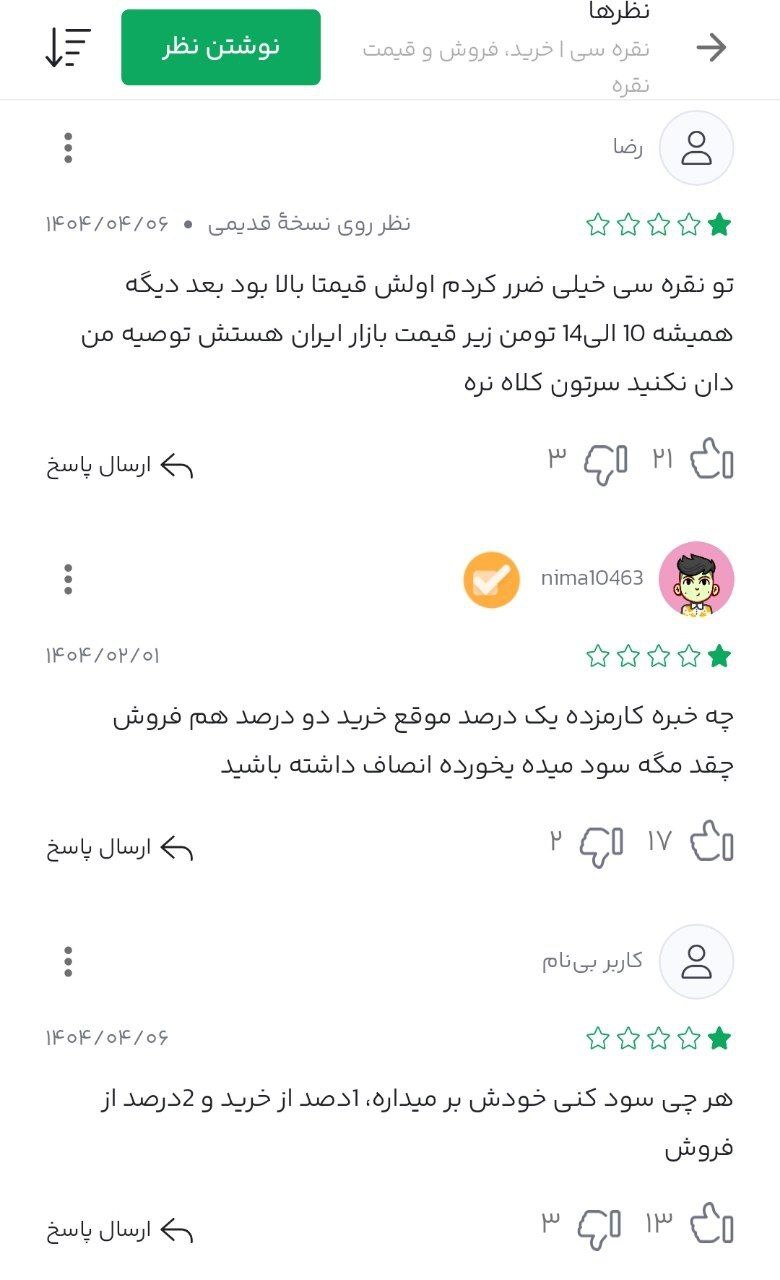 مردم مراقب سرمایه‌های خود در نقره سی باشند