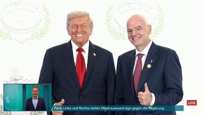 عکس/ حضور سئوال برانگیز اینفانتینو در نشست شرم الشیخ