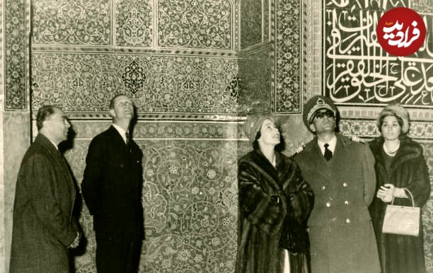 محمدرضا پهلوی، ملکه الیزابت و فرح