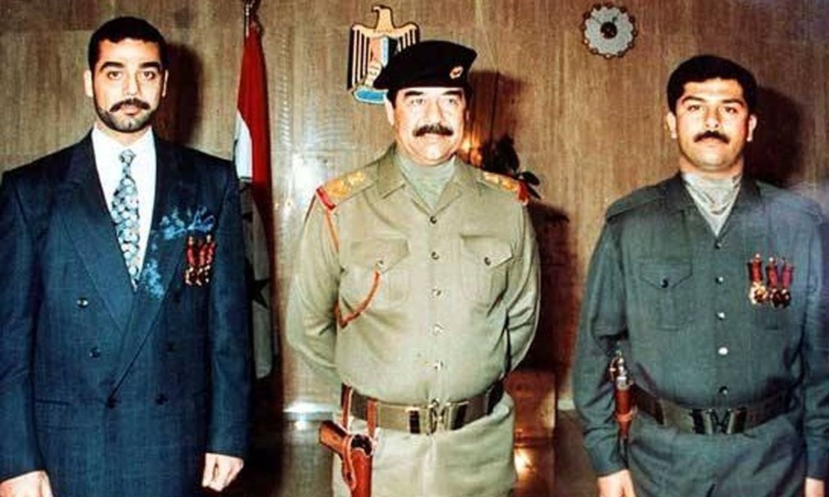 عدی صدام حسین در مراسم عروسی برادرش ۴۰ سال پیش