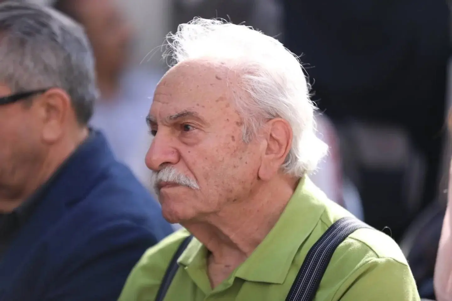 ستاره اسکندری در مراسم تشییع ناصر تقوایی