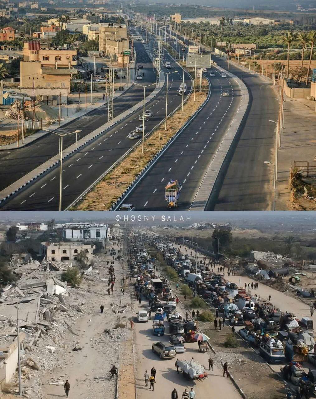 جاده صلاح‌الدین، شاهراه اصلی غزه