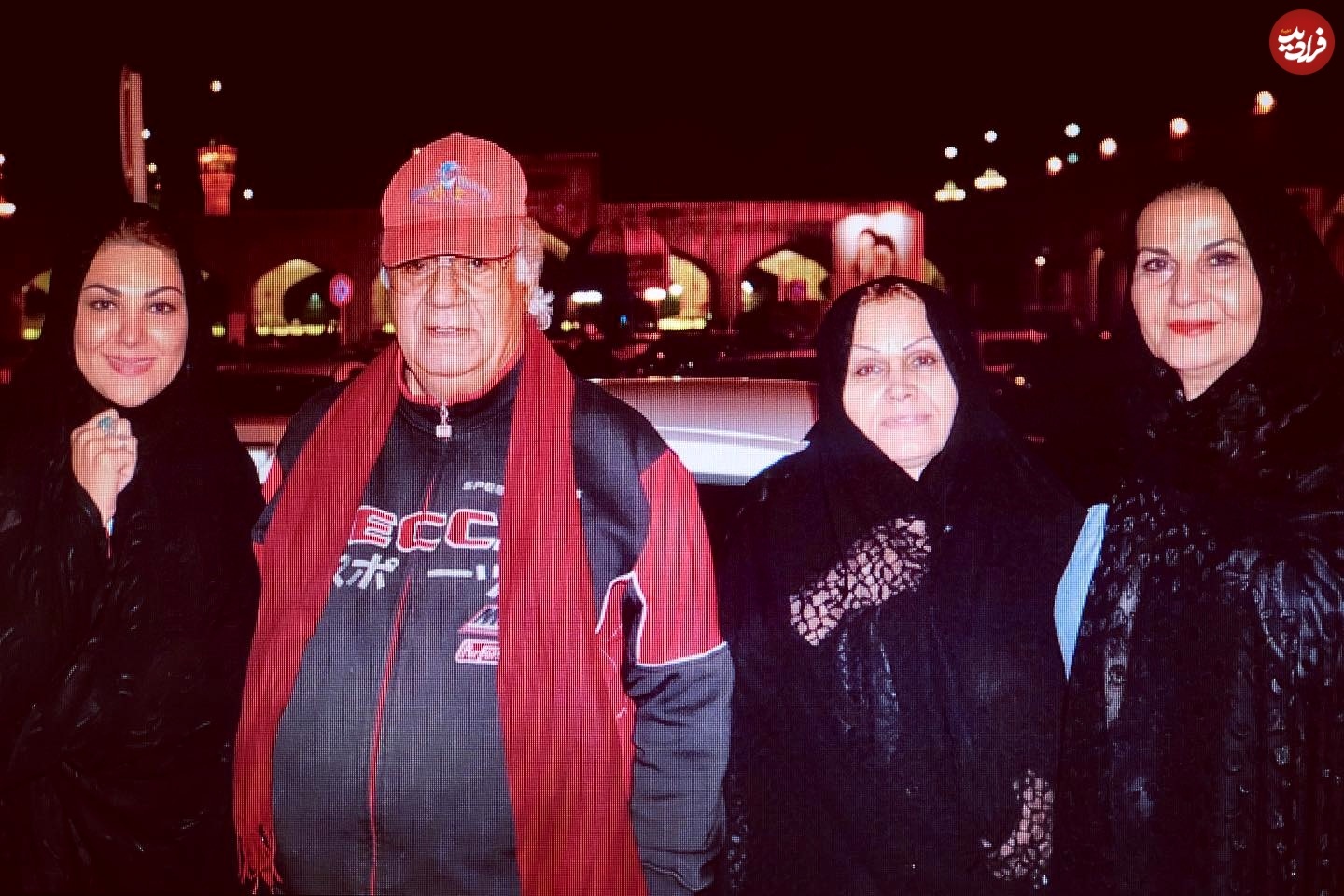 پوری بنایی در کنار ناصر ملک مطیعی