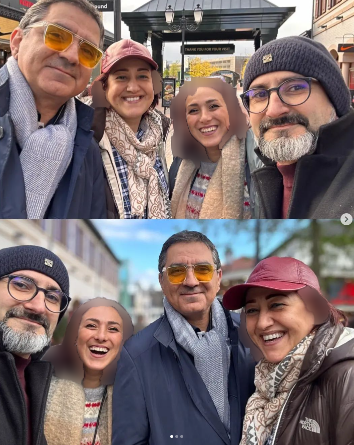 فاطمه هاشمی به همراه شوهر خوش تیپش