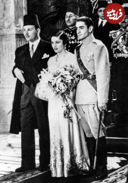 محمدرضا پهلوی پس از مراسم عروسی