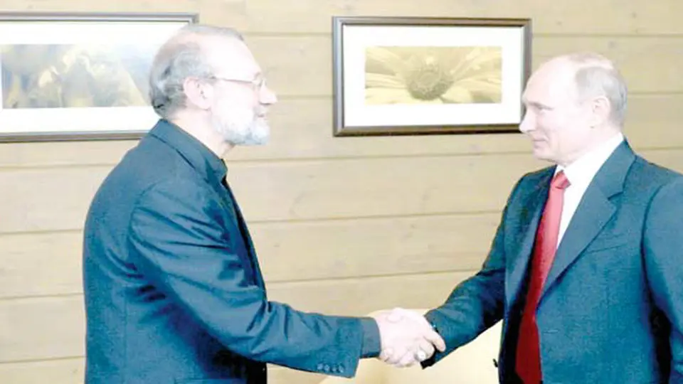لاریجانی و پوتین لاریجانی و پوتین