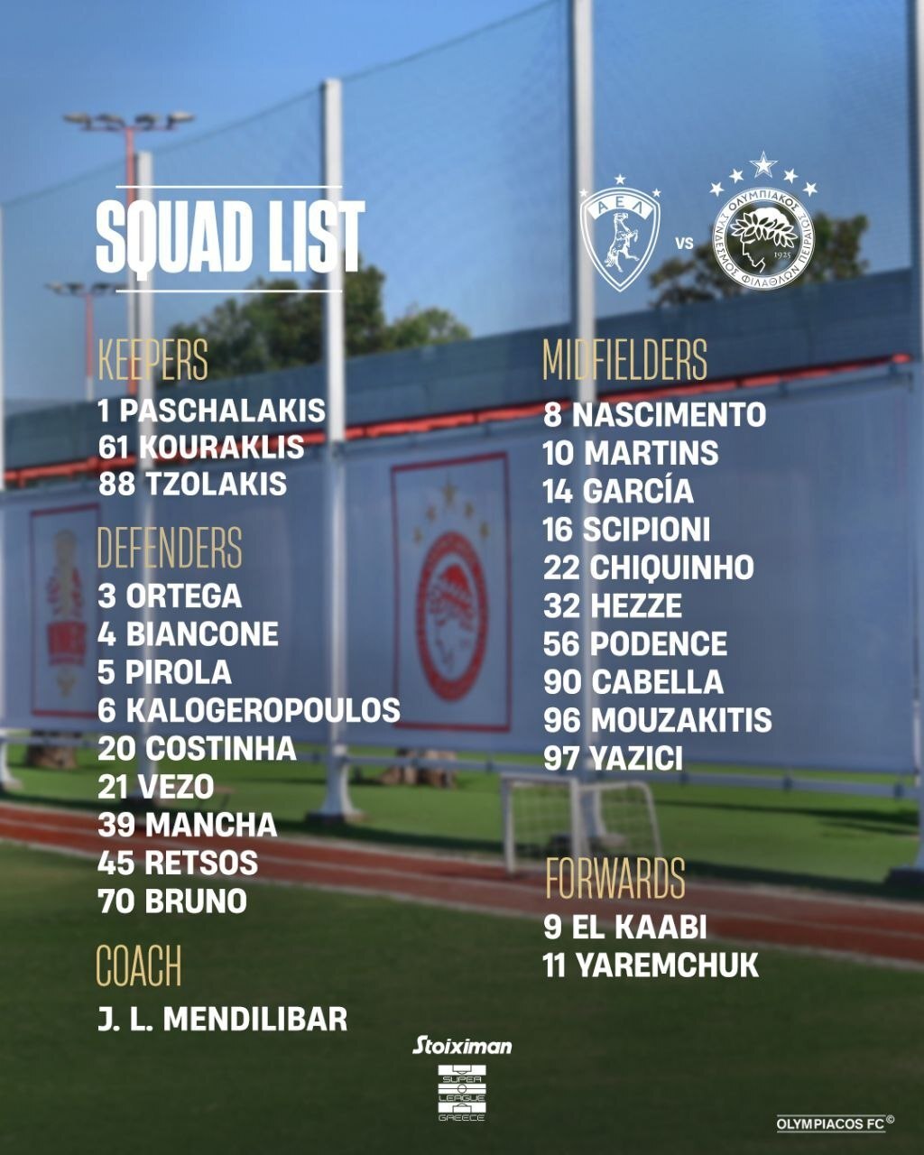 مهدی طارمی برای بازی بعدی المپیاکوس خط خورد