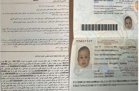 گذرنامه فرزند داماد شمخانی