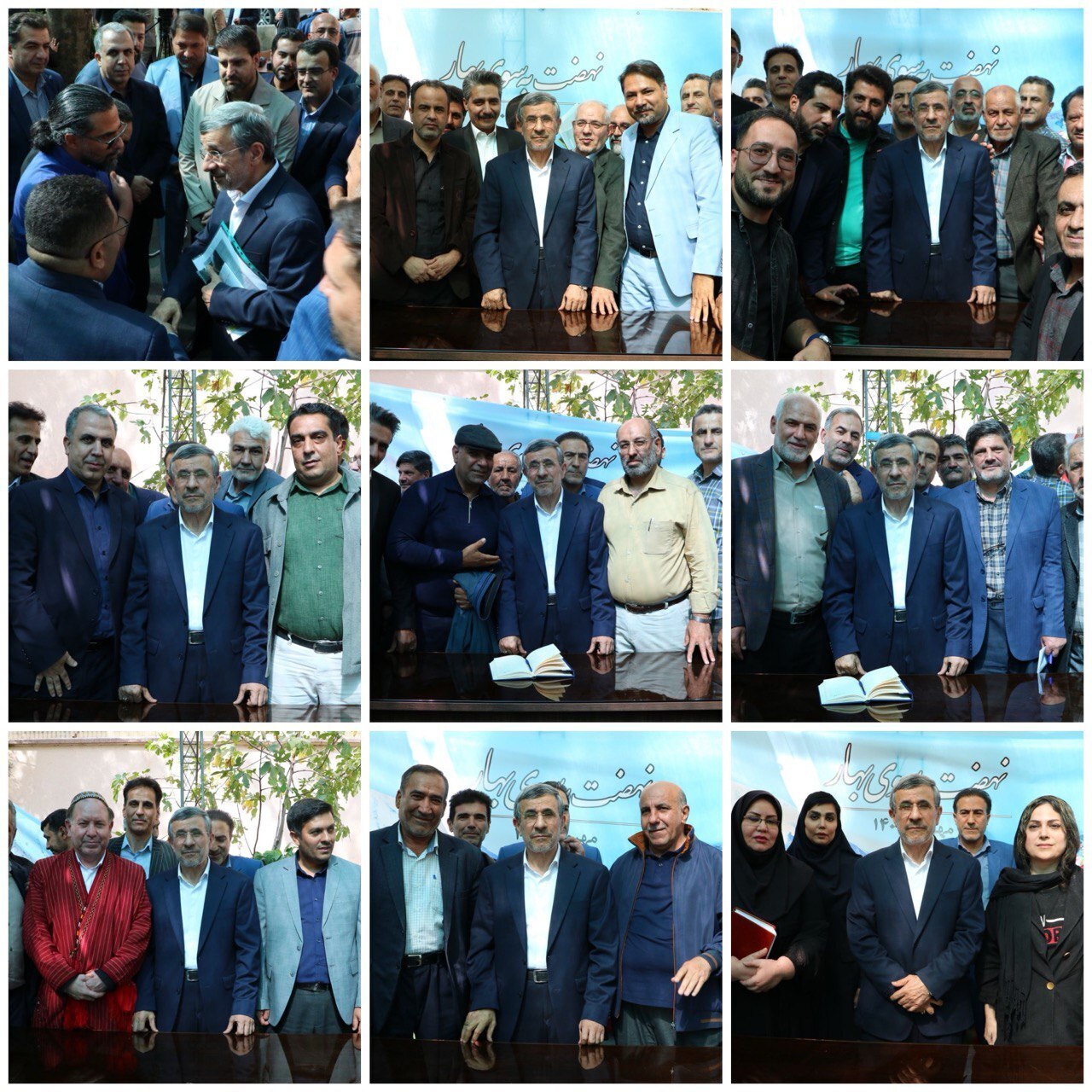 احمدی‌نژاد در یک نشست خبری