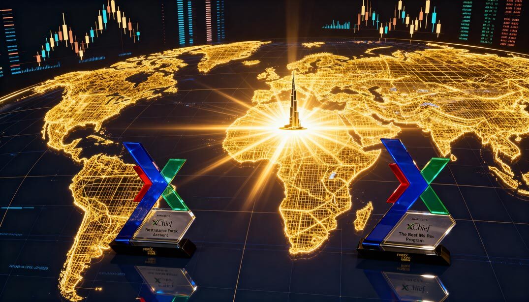 افتخار آفرینی ایکس چیف در فارکس اکسپو دبی ۲۰۲۵: کسب دو جایزه معتبر جهانی