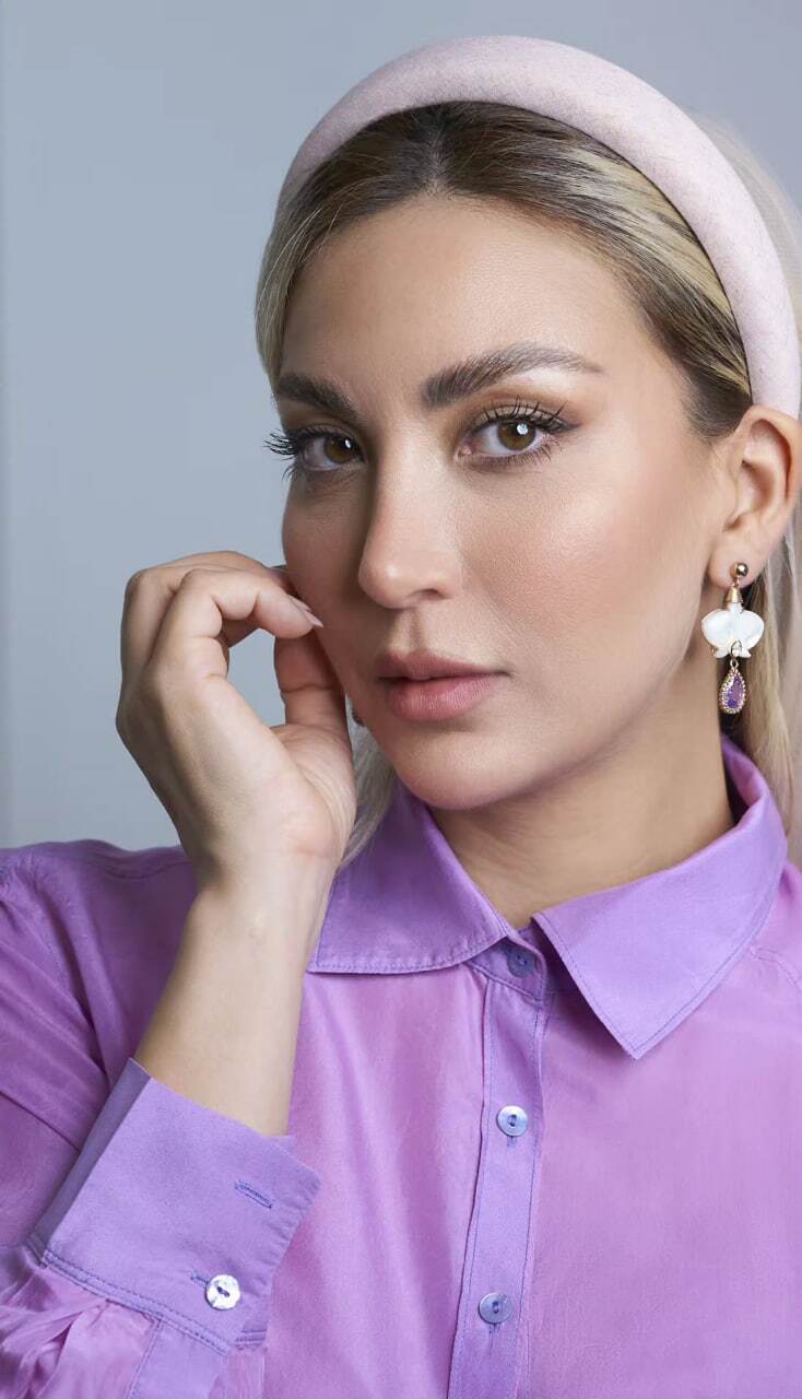 استایل فانتزی همسر بهرام رادان