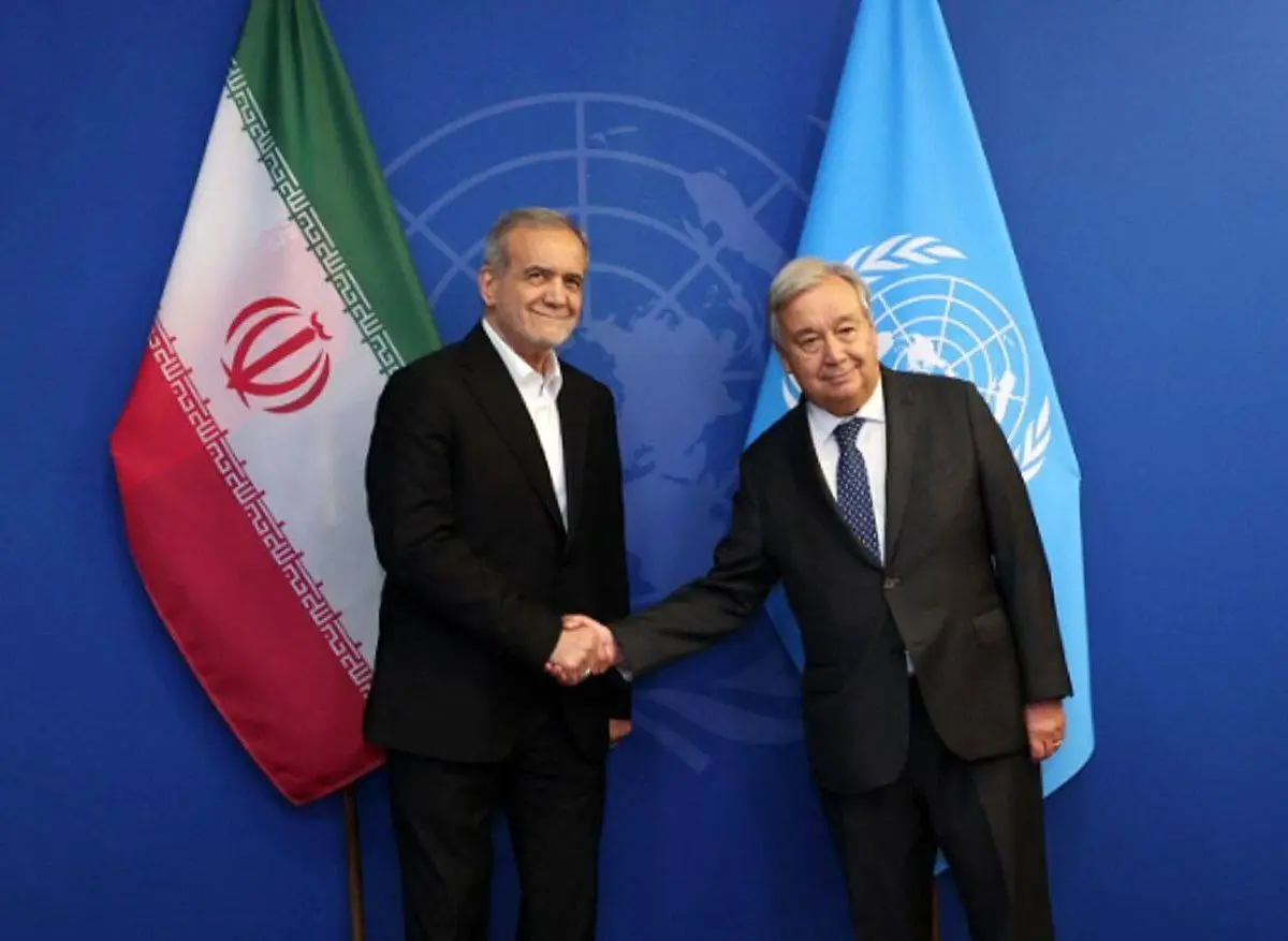 پزشکیان با گوترش دیدار می‌کند