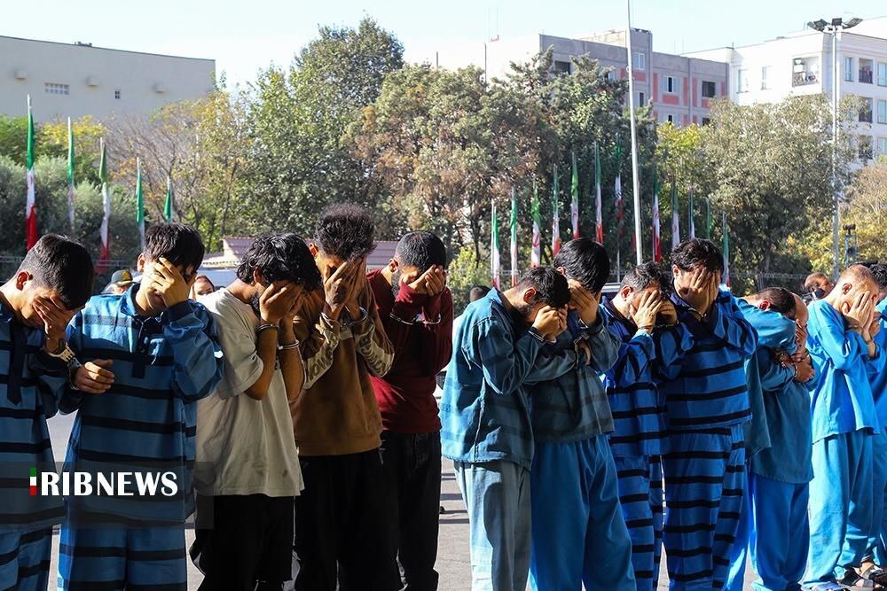 دستگیری زورگیران و سارقان