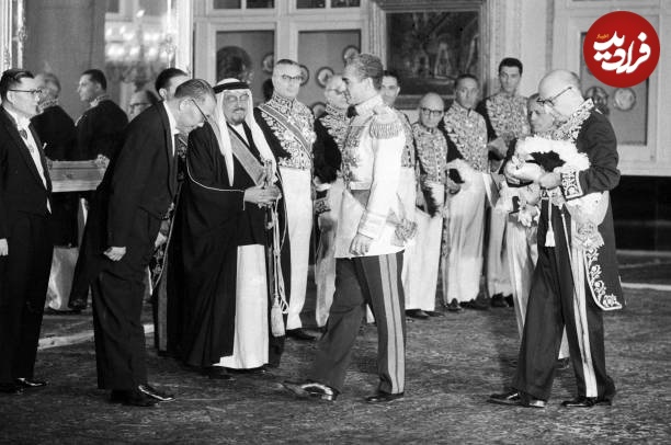 محمدرضا پهلوی در جشن تولدش